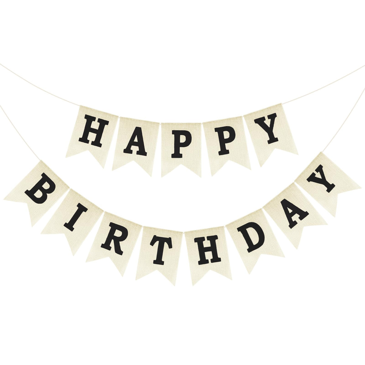 Anwyll Happy Birthday Banner - NO DIY Happy Birthday Decorations