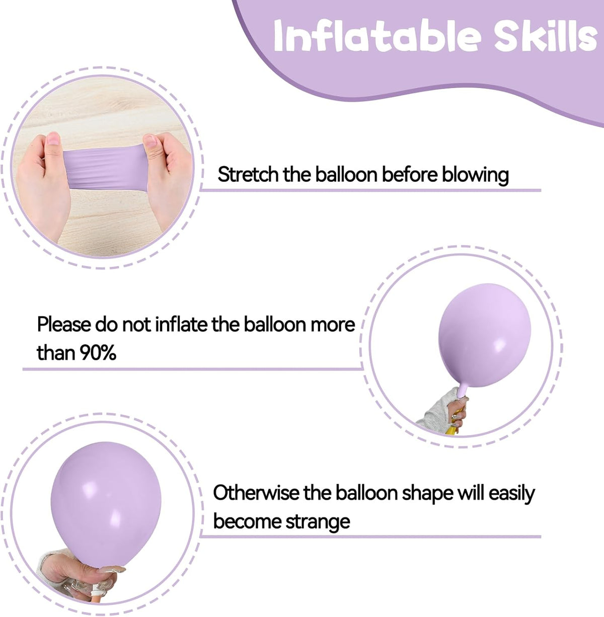 Pastel Pearl Balloons, 12 Inch Light Blue Purple Green Pink Yellow Latex Party Balloon for Birthday