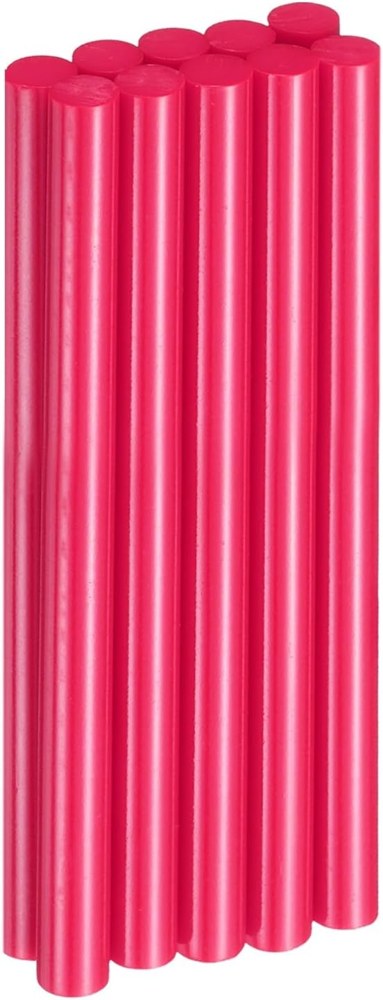 HARFINGTON 10pcs Hot Glue Sticks 0.43" Dia x 5.91" Long EVA Mini Hot Melt Adhesive Glue Stick for