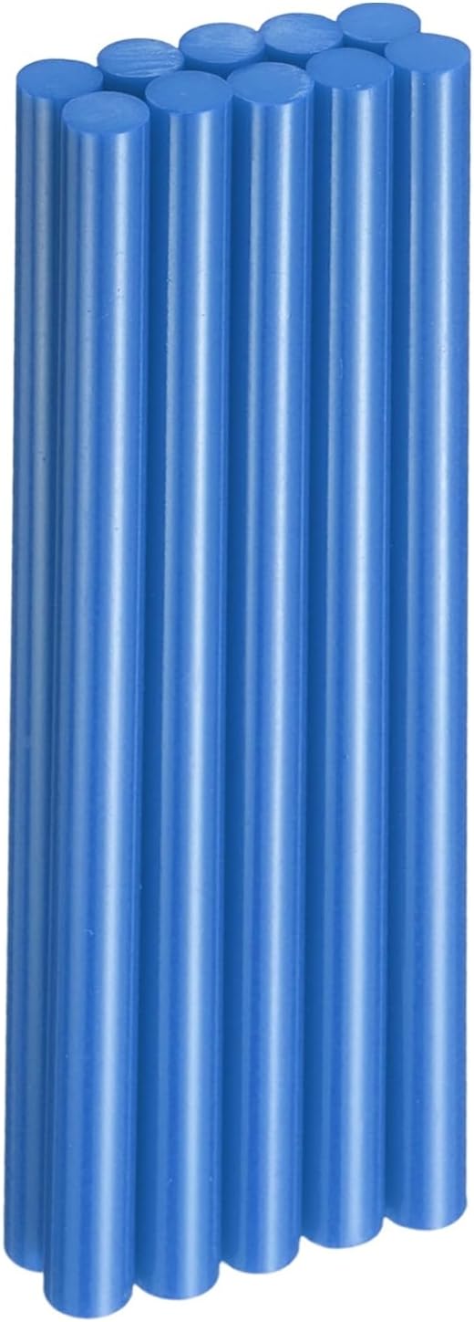 HARFINGTON 10pcs Hot Glue Sticks 0.43" Dia x 7.87" Long EVA Mini Hot Melt Adhesive Glue Stick for