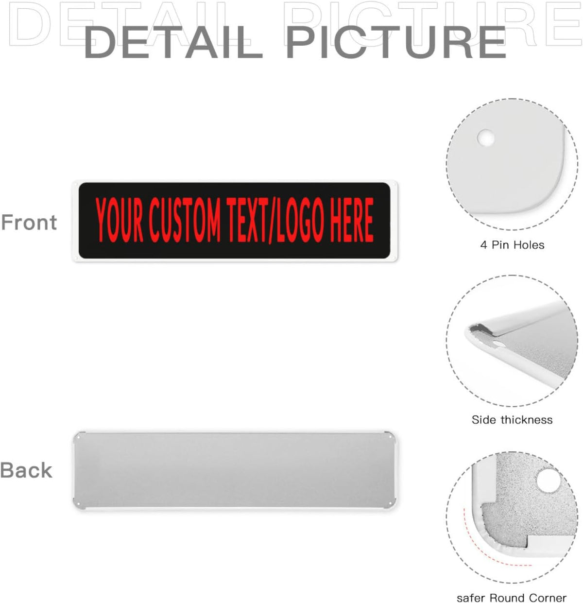 Custom Sign Personalized Custom Metal Sign, Customize For Office, Business, Workplace, Office