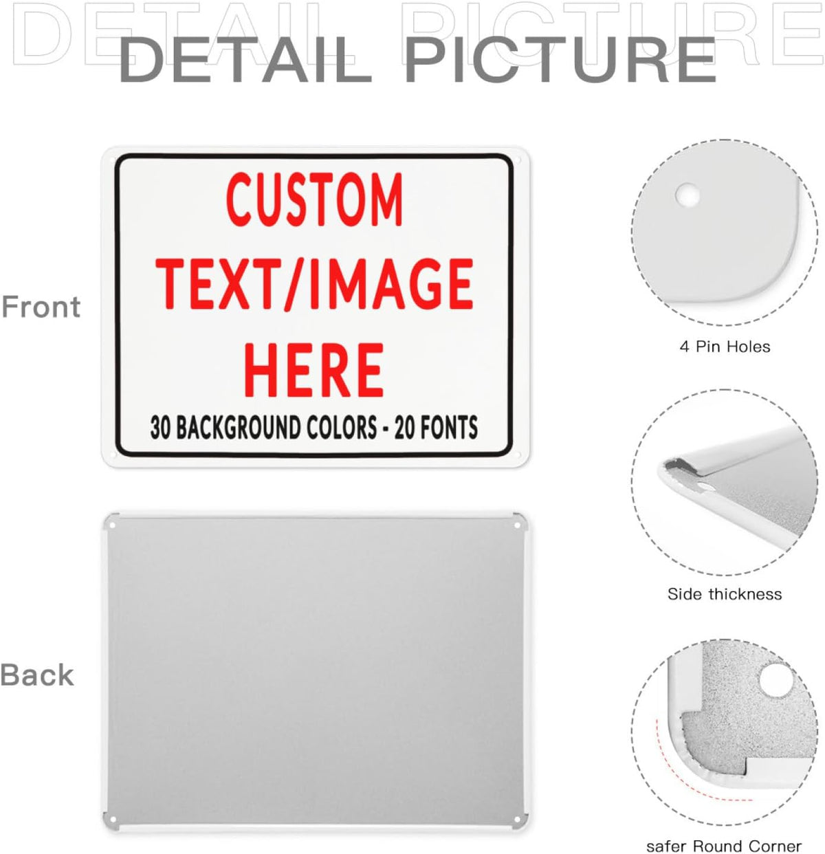 Custom Sign Personalized Custom Metal Sign, Customize For Office, Business, Workplace, Office