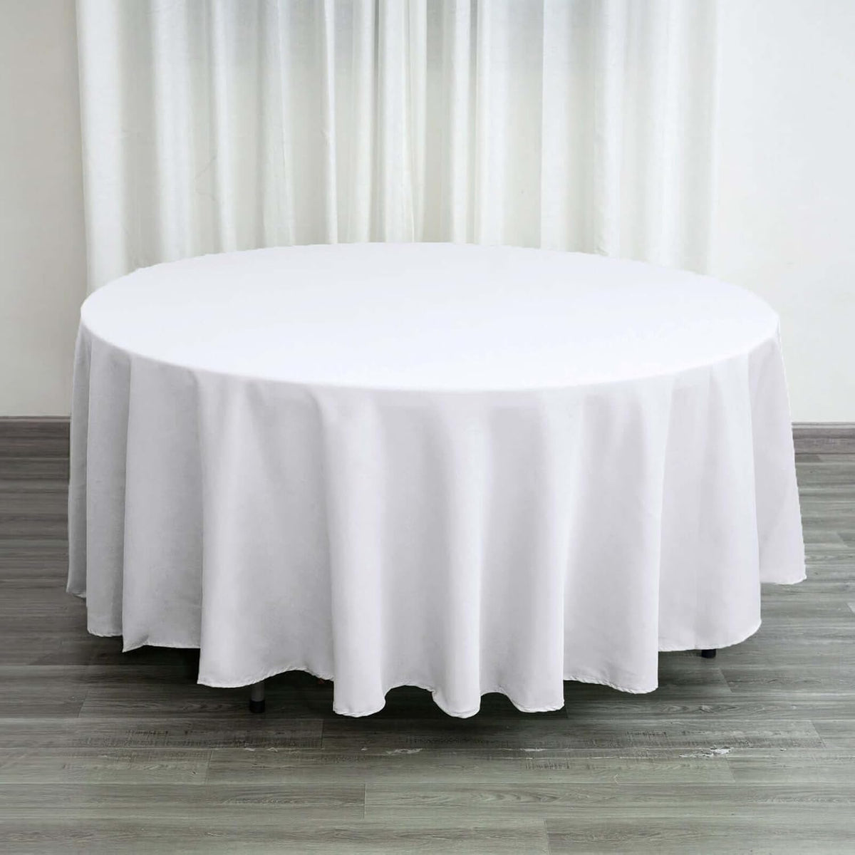 Efavormart Round Tablecloth, 108 Inch Stain & Wrinkle Resistant Washable Table Cloth, Decorative