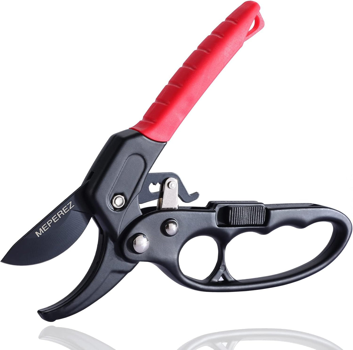 Ultra Sharp Germany Steel Pruning Shears - Cuts 3X Easier, Weak Hand Arthritis Snips