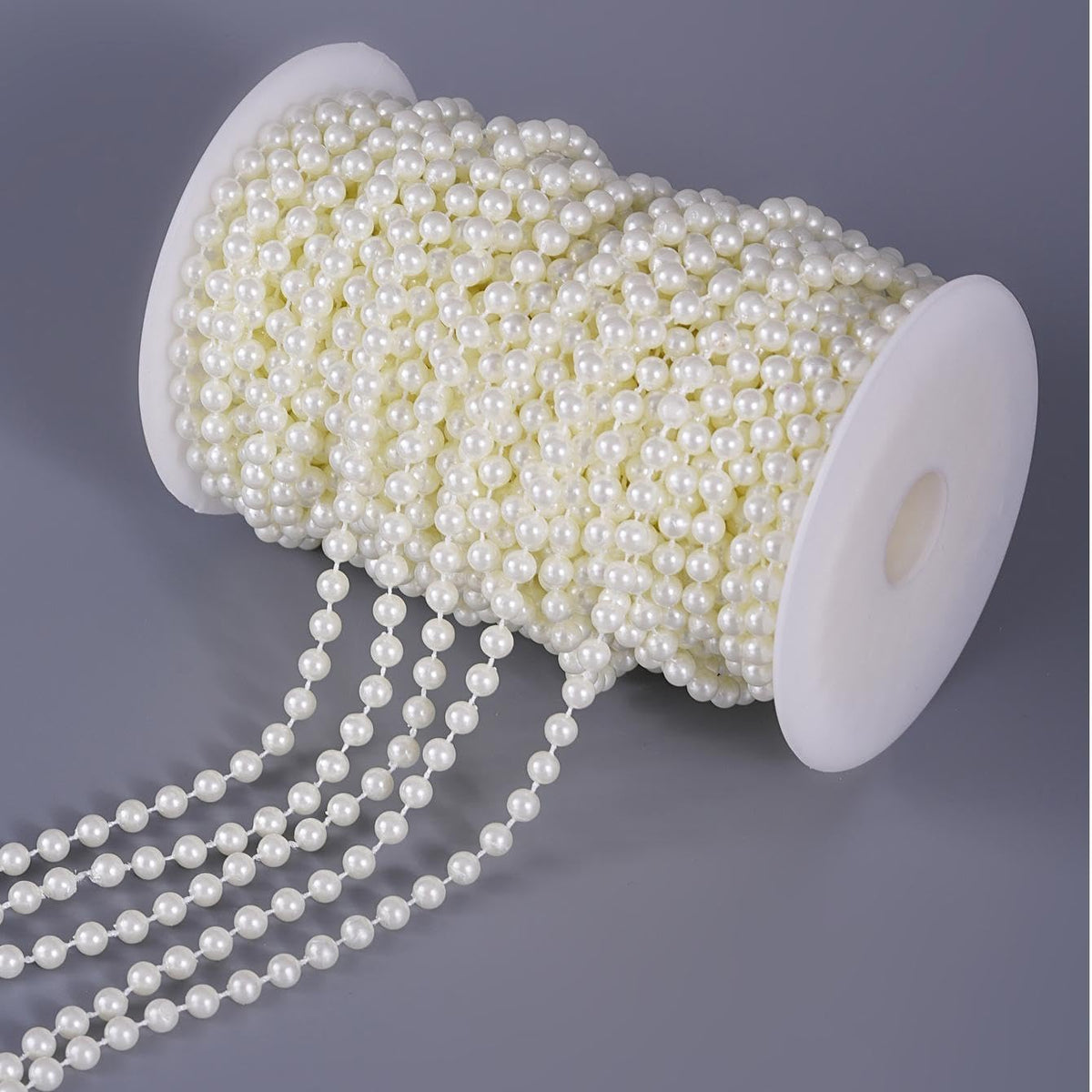27 Yards/82 Feet Pearl Garland Craft String Pearls, Faux Pearl for Wedding Party Decoration