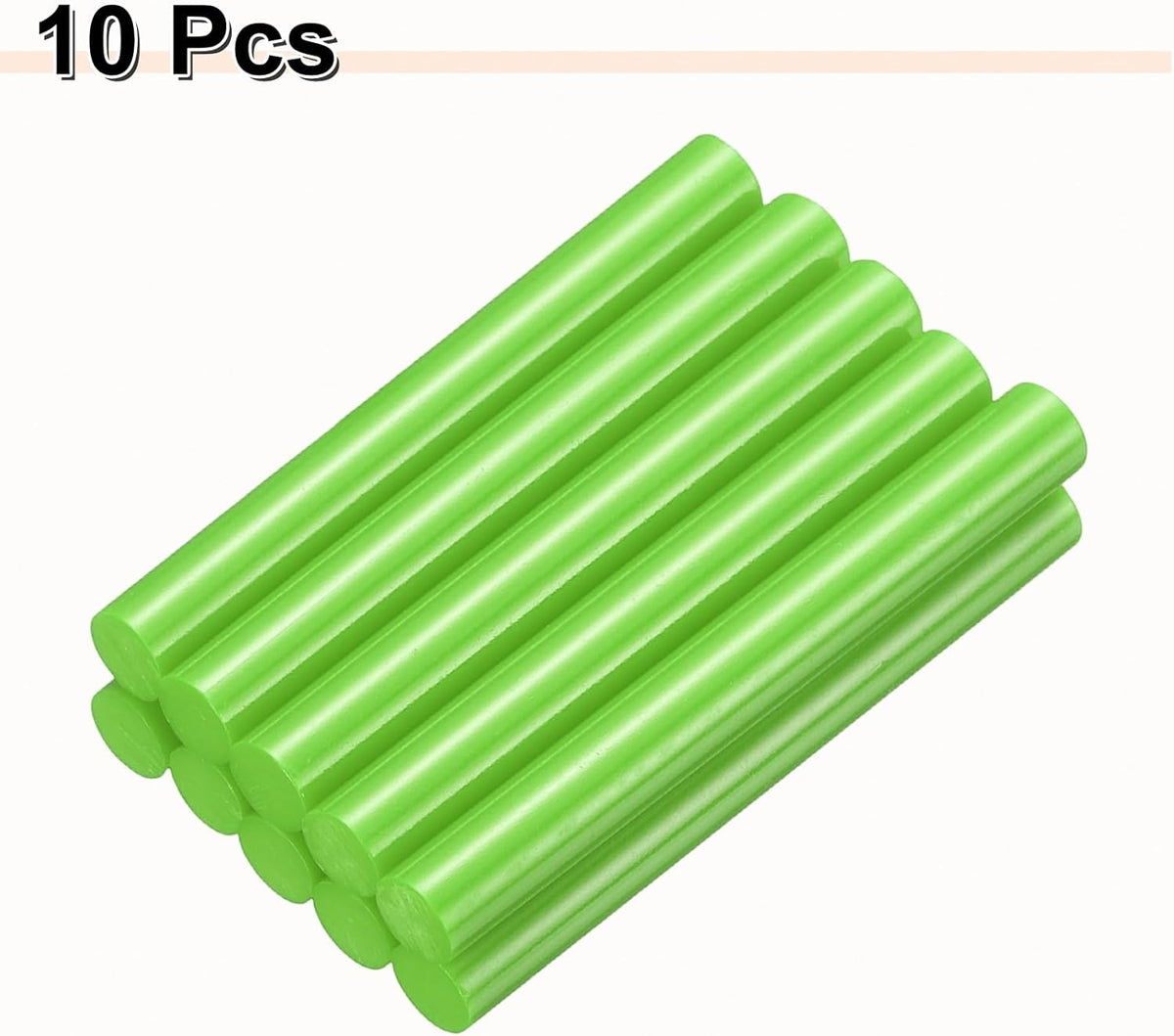 HARFINGTON 10pcs Hot Glue Sticks 0.43" Dia x 3.94" Long EVA Mini Hot Melt Adhesive Glue Stick for