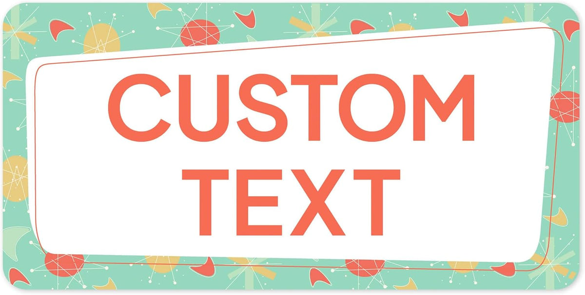 Custom Sign, Custom Street Sign, 11 Font Colors, 13 Font Styles, 4 Hole Options, 22 Sizes, 9x18