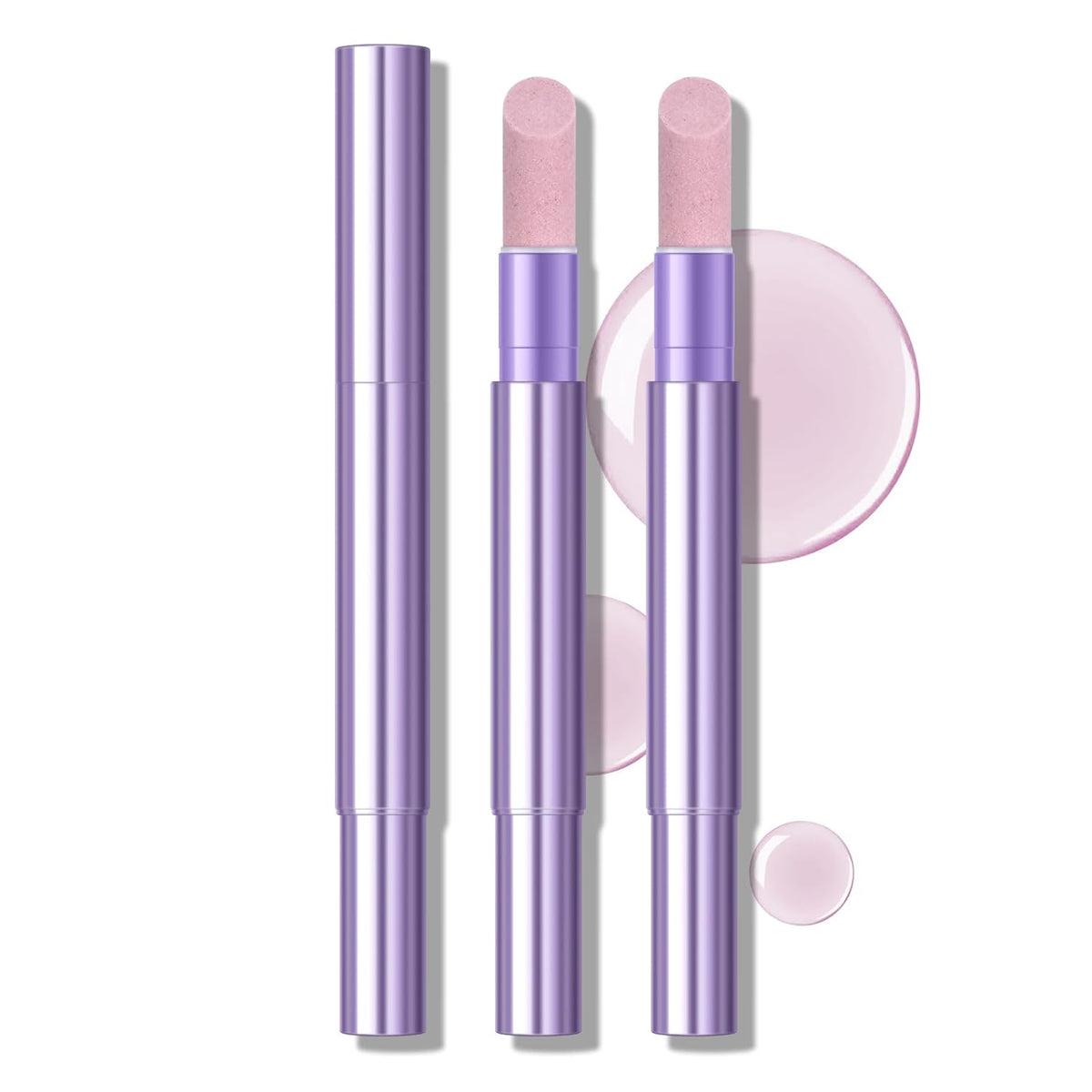 3-in-1 Cuticle Oil Pen, Cuticle Pusher Pen with Ceramic Tip, Upgraded Rotary Oil Discharge Portable