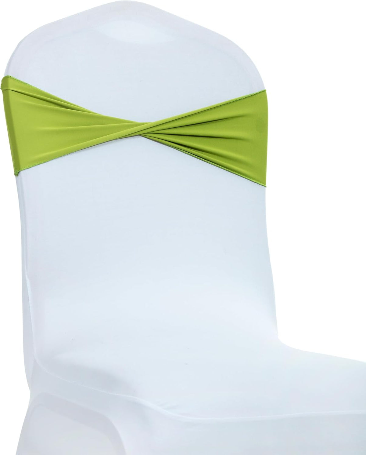 MDS Pack of 250 Spandex Chair Sashes Bows Elastic Stretch Dining Chair Bands Ties Without Slider