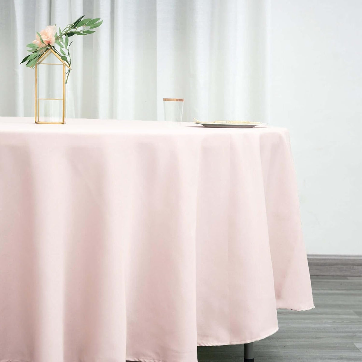 Efavormart Round Tablecloth, 108 Inch Stain & Wrinkle Resistant Washable Table Cloth, Decorative