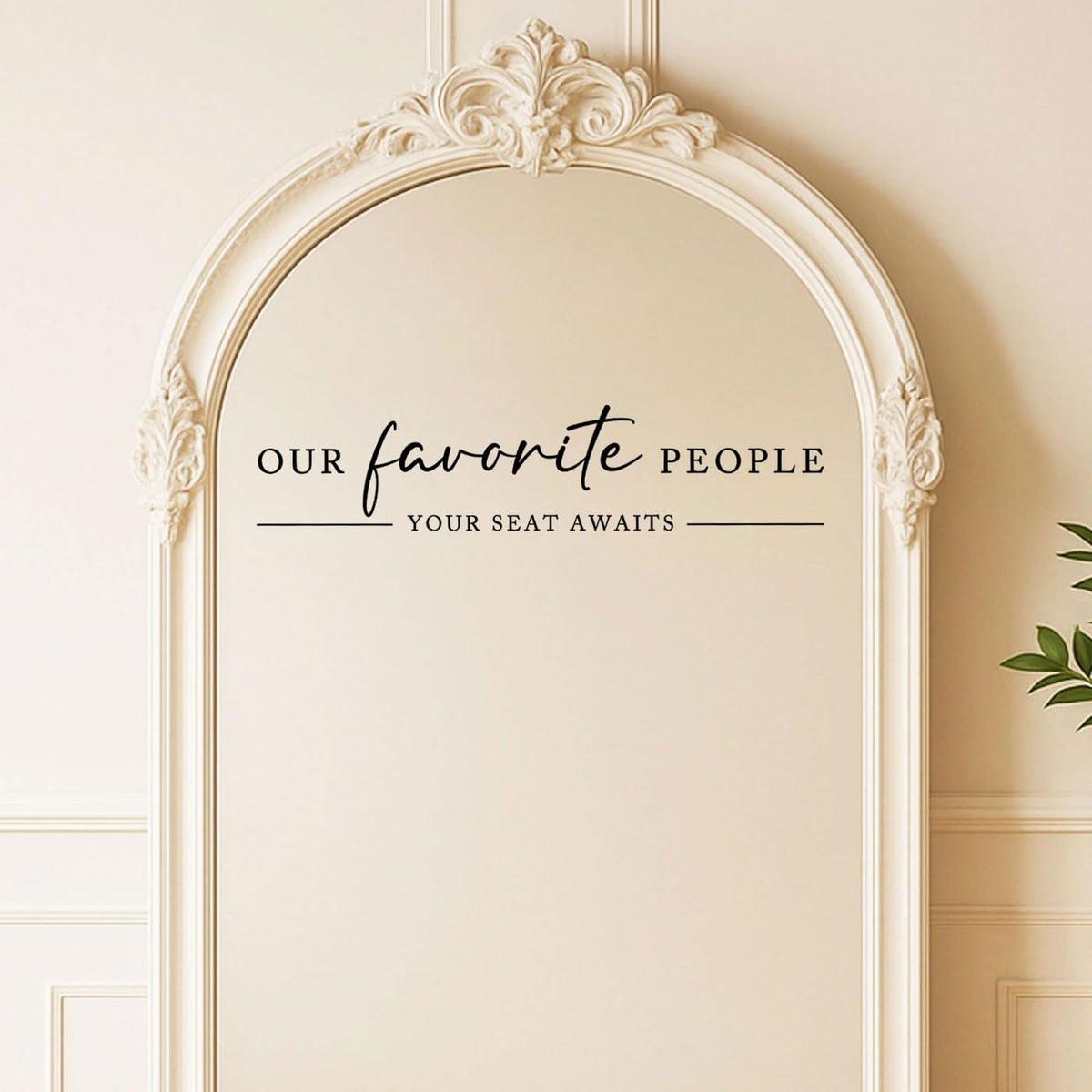 Our Favorite People Vinyl Decal, Find Your Seat Vinyl Decal, Wedding Sign Decal, Seating Chart