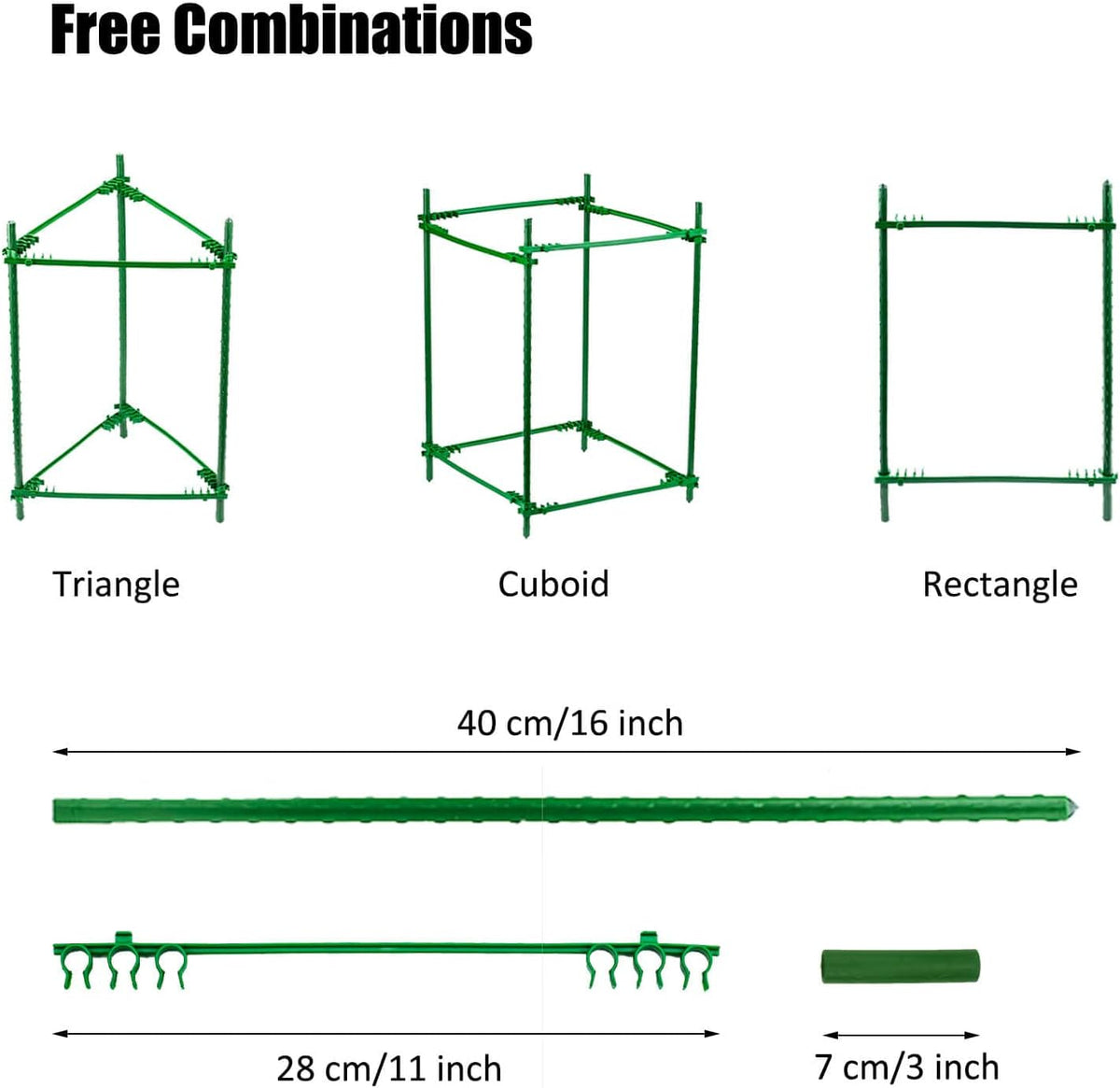 Orgrimmar Tomato Cages Garden Plant Support Stakes Outdoor Vegetable Trellis for Vertical Climbing