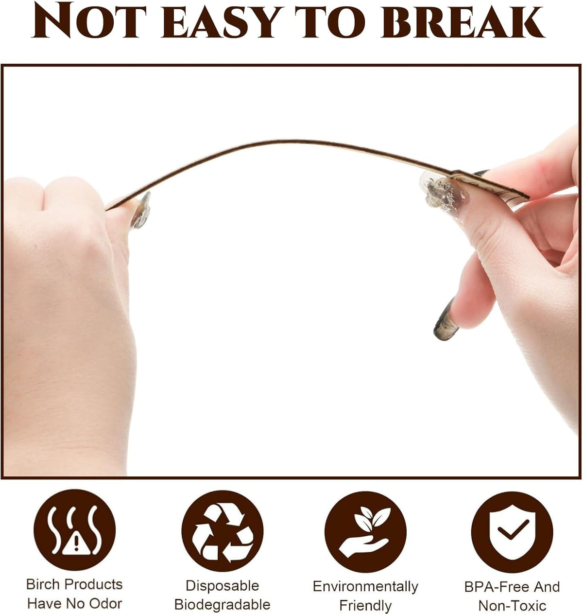 200 Pieces Wooden Coffee Stirrers, 6 inch Disposable Coffee Stir Sticks, Hot Drink Beverage