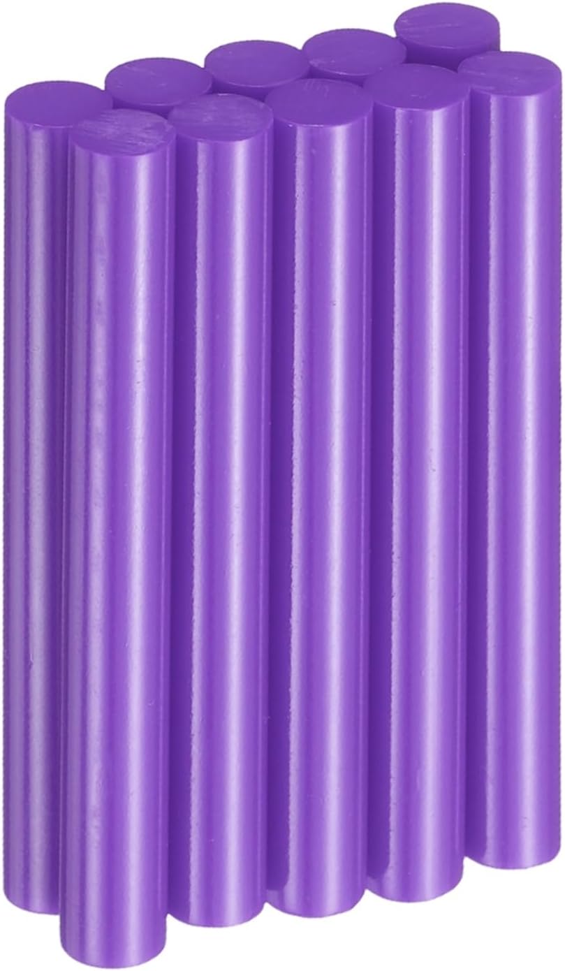 HARFINGTON 10pcs Hot Glue Sticks 0.43" Dia x 3.94" Long EVA Mini Hot Melt Adhesive Glue Stick for