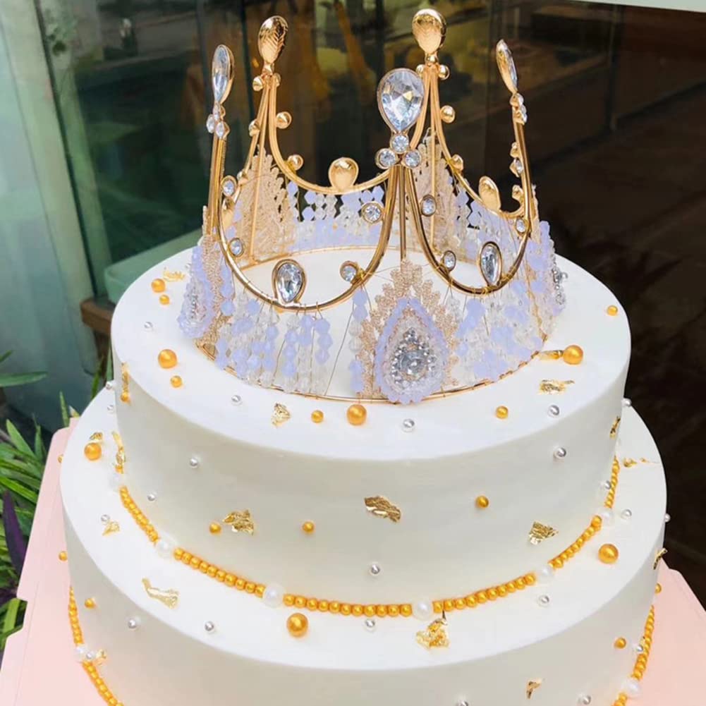 Edible Gold Sugar Pearls Candy Sprinkles 120G/ 4.23Ounce Baking Cake Sprinkles Cupcake and Cake