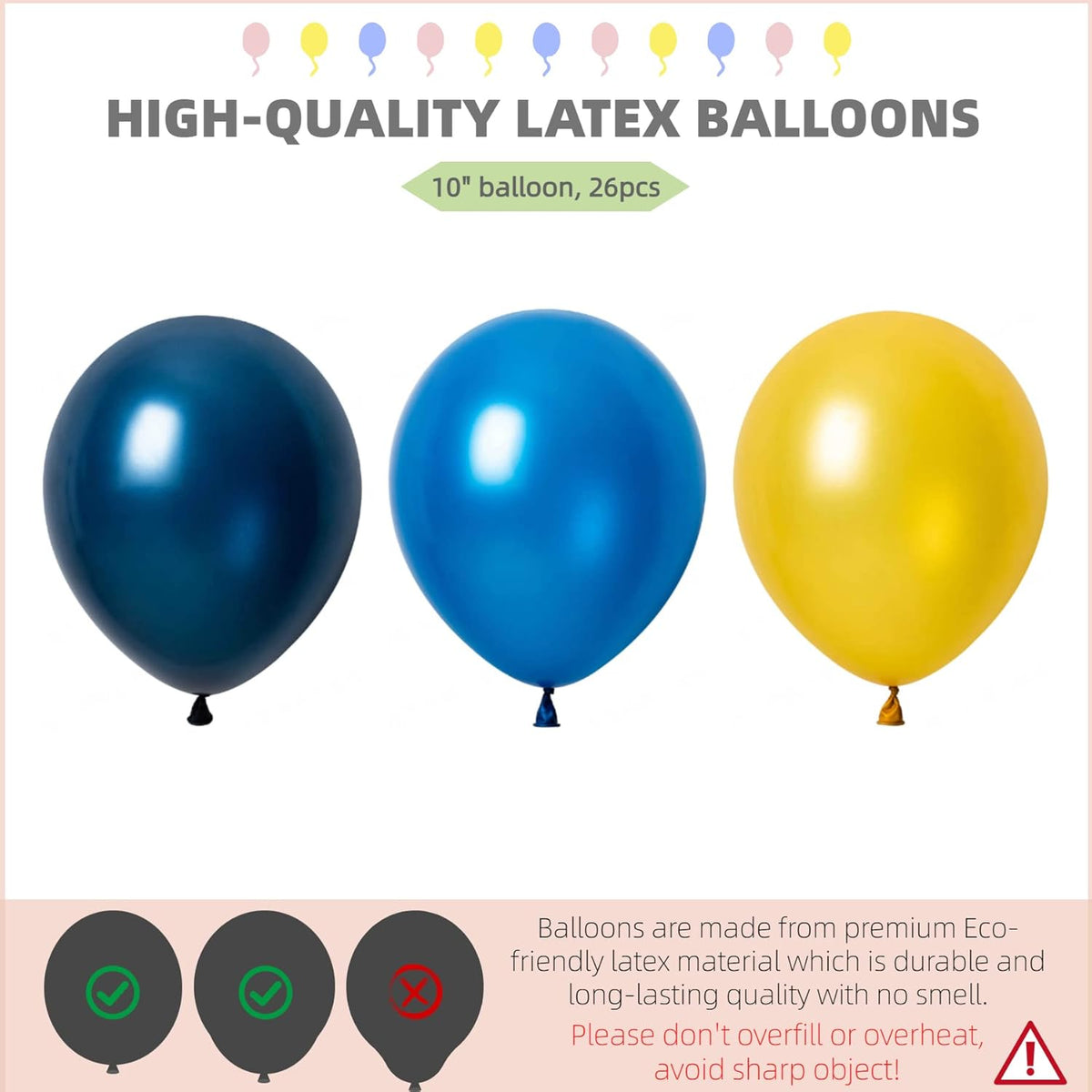 Balloon Column Kit Set of 2 With Balloons Included - Balloon Tower with Stand, Base, and
