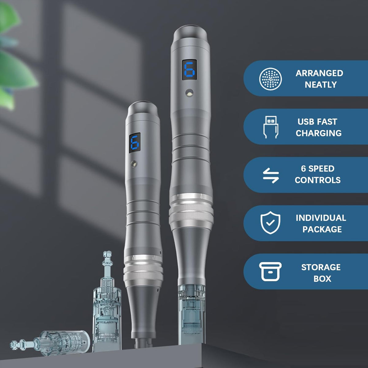 Microneeding Derma Roller Pen |Micro Needle Roller Pen for Home Use Microneedle Roller Pen for