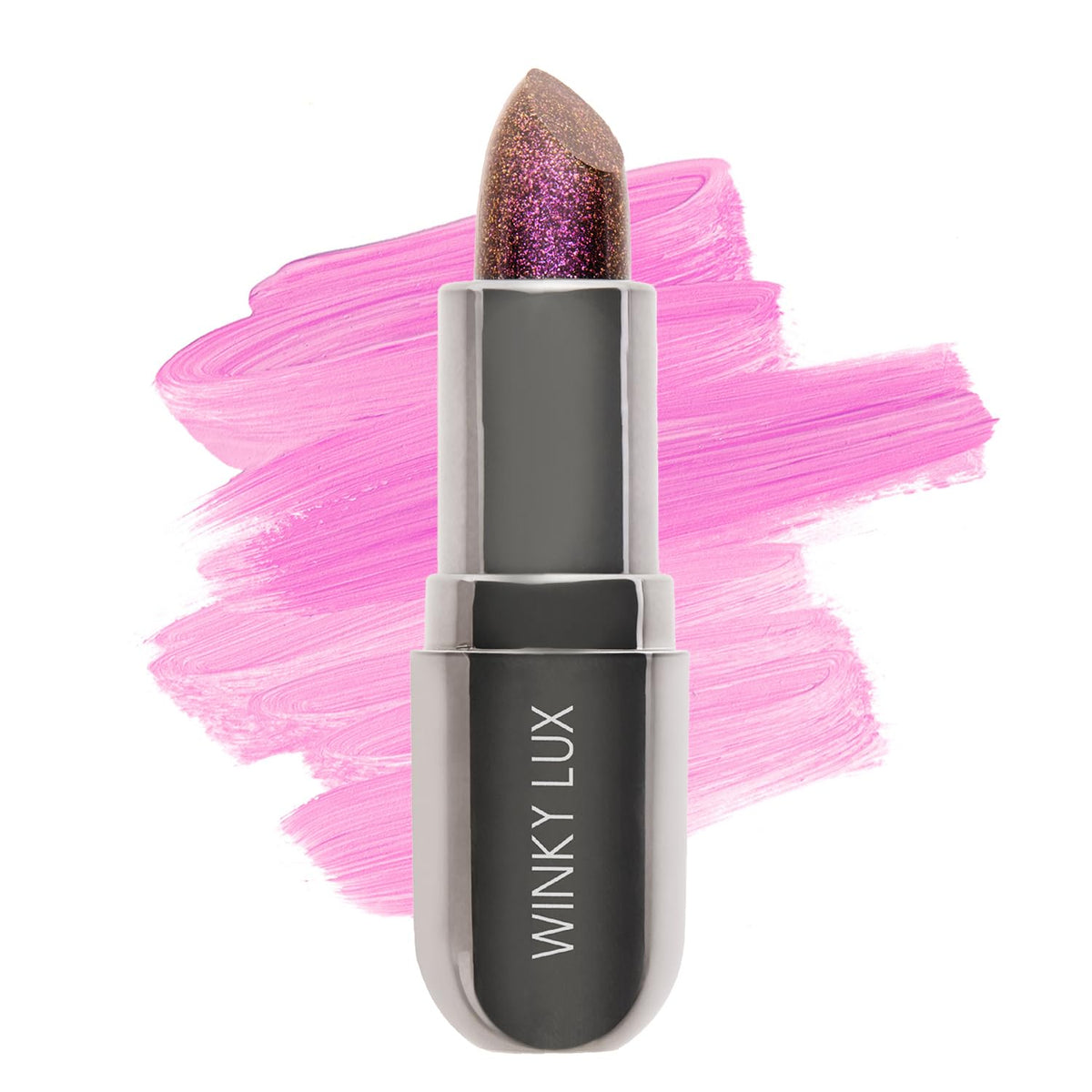Winky Lux Aurora Glimmer Balm – Nourishing pH Lip Balm with Color Changing Mauve Tint, Hydrating