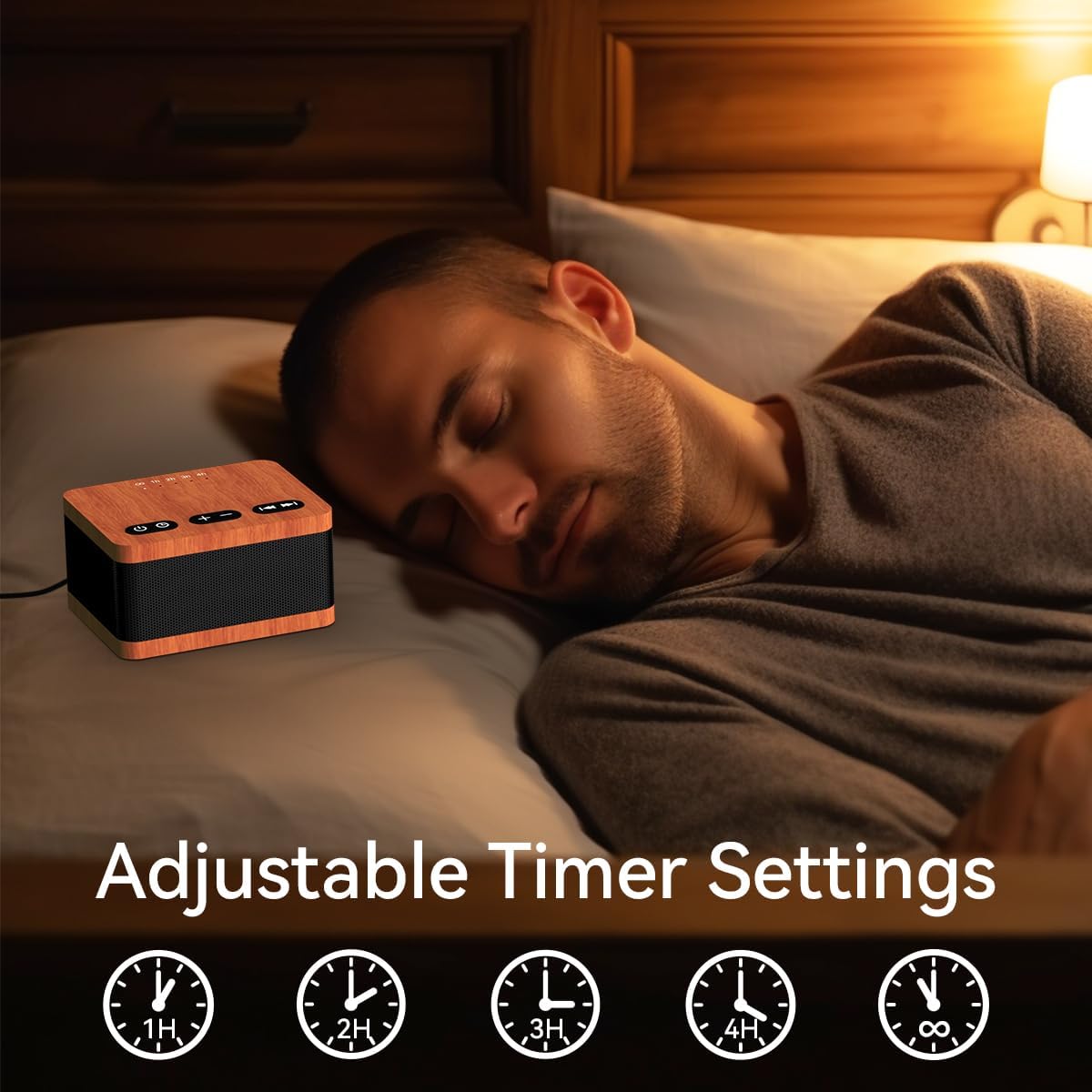 Sound Machine White Noise Machine with 30 Soothing Sounds 36 Levels Volume 5 Timers and Memory