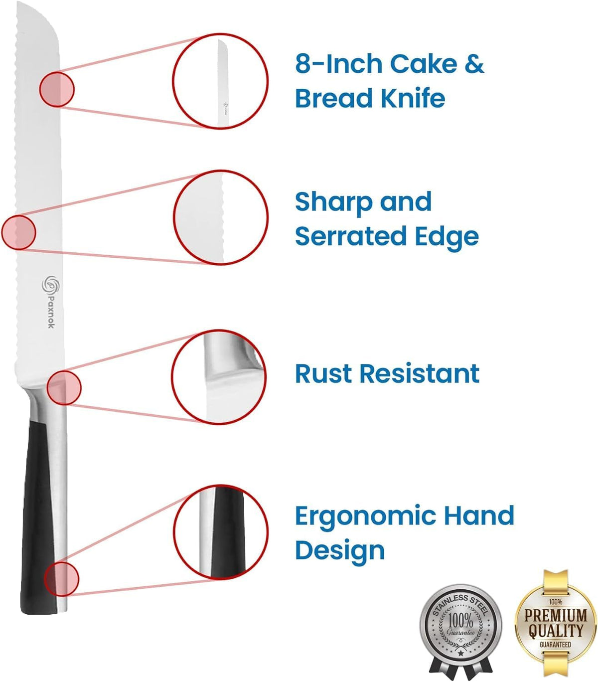 Cake Knife and Pie Server Set with Luxury Gift Box, Kitchen Essentials Cake Cutter Slicer