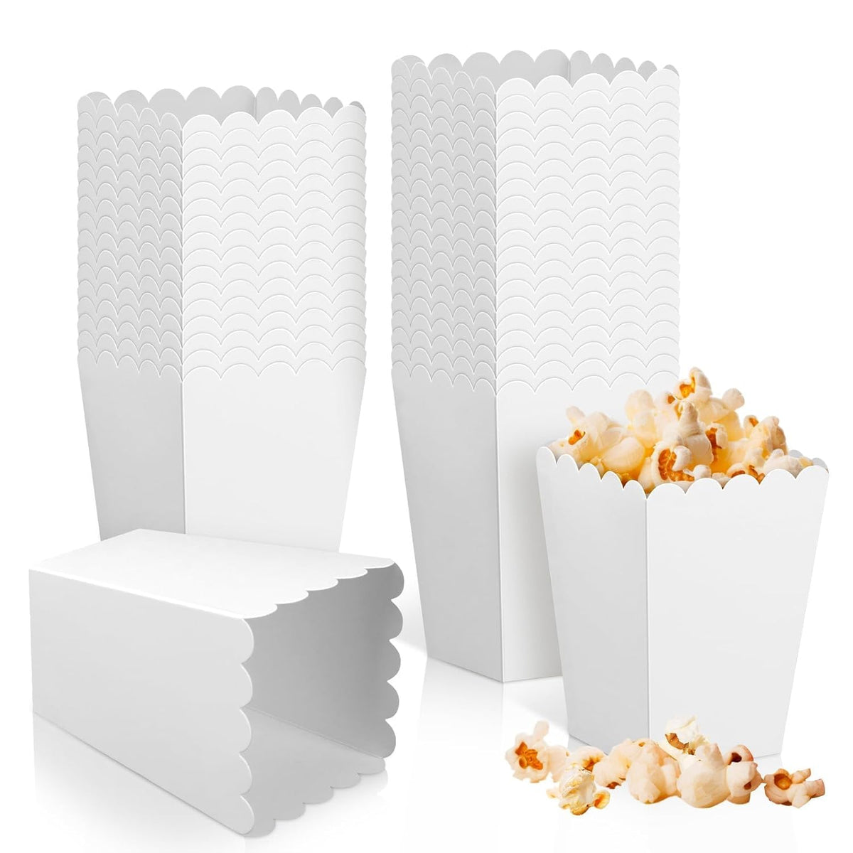 36 Pack Mini Popcorn Boxes for Party, Small Popcorn Cups Disposable for Movie Night, Carnival