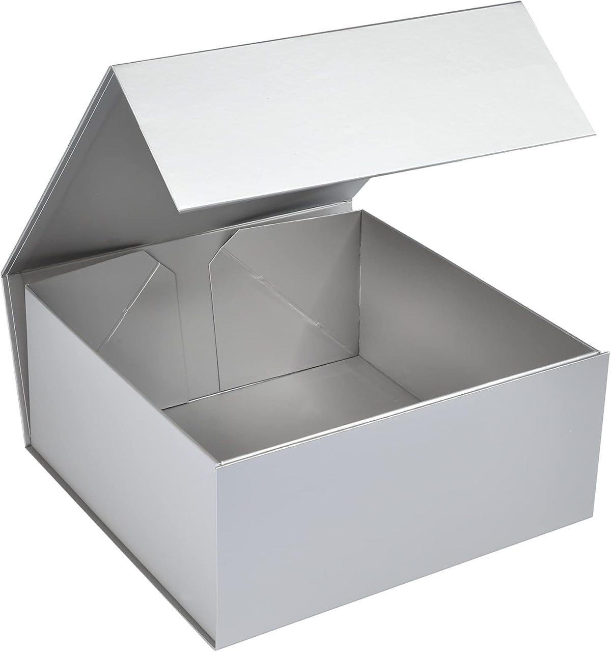 CECOBOX - Gift Boxes with Lids for Presents 6"x6"x2.75" - Matte, Collapsible Magnetic Closure Gift