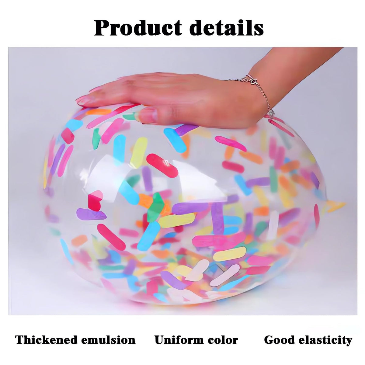 Confetti Balloons/candy confetti balloons/Ice cream sprinkle balloons/birtthday party confetti
