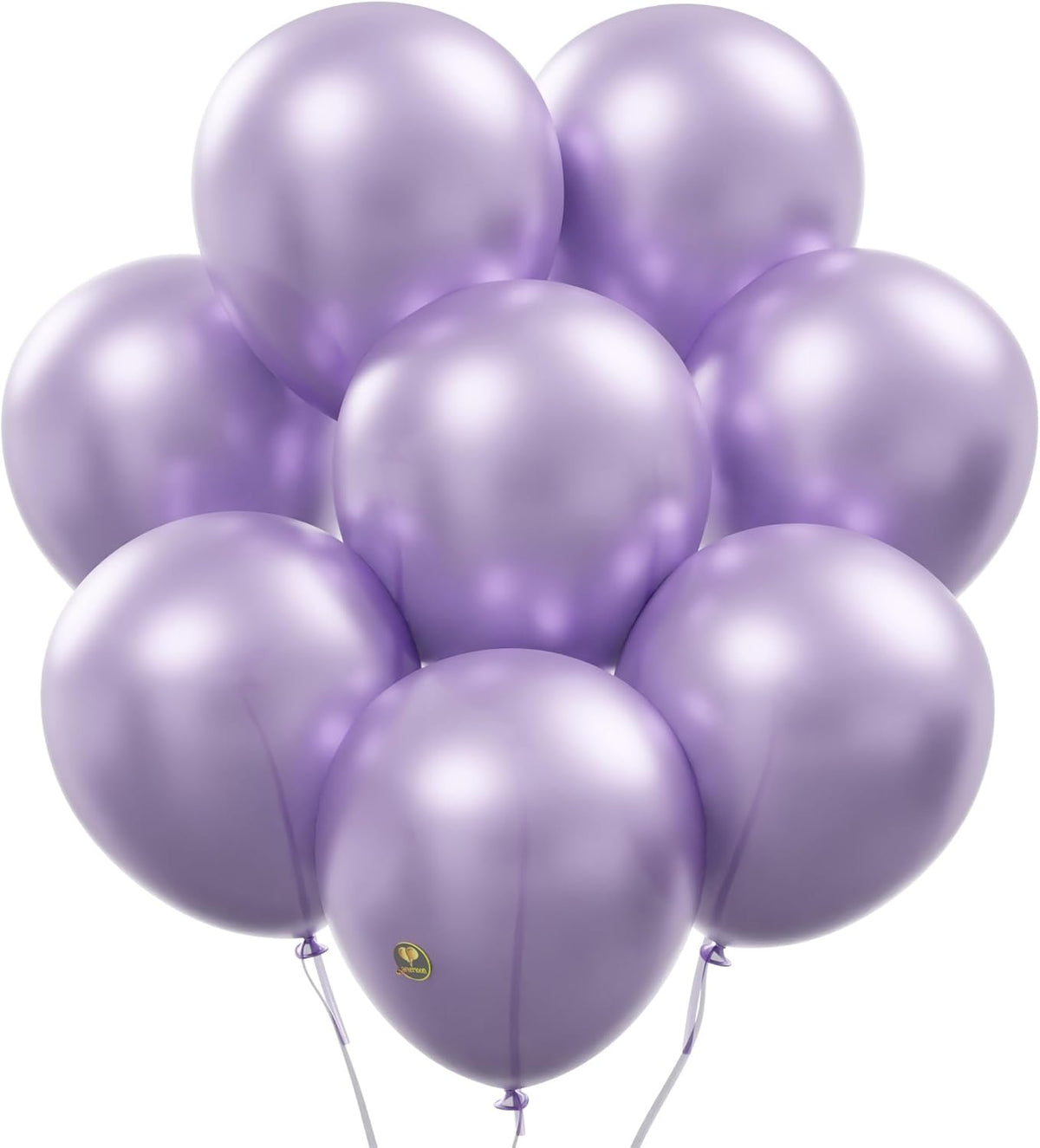 AFTERLOON® Biodegradable Balloons 24 pcs Pearlized Lavender 10 Inch, Pearlescent Thickened Extra