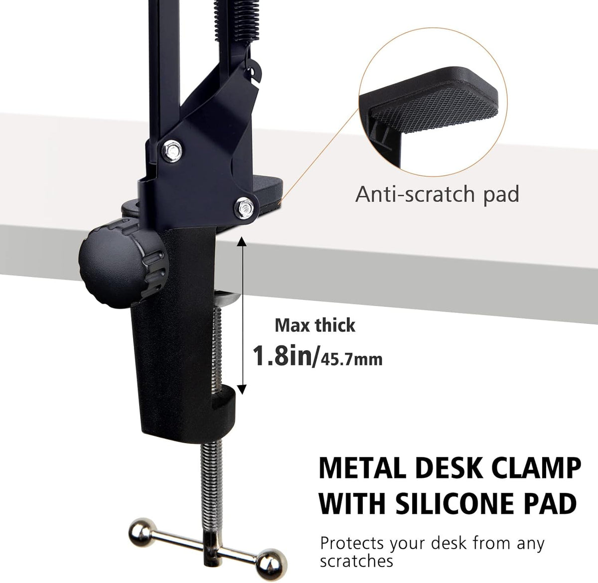 For Elgato Wave 3 Boom Arm Microphone Stand, Professional Mic Boom Arm Mic Stand Compatible with