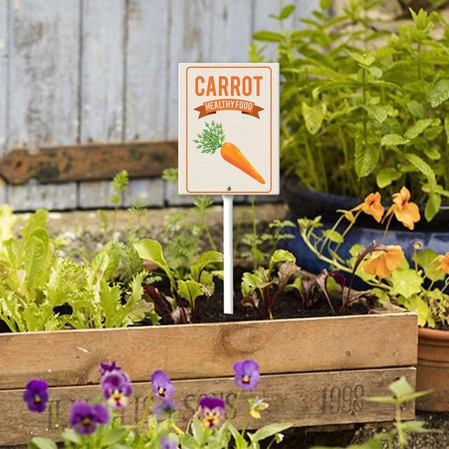Eveokoki Aluminum Seed & Plant Labels - Plant Markes for Seedlings-Plant Tags for Pots - Garden
