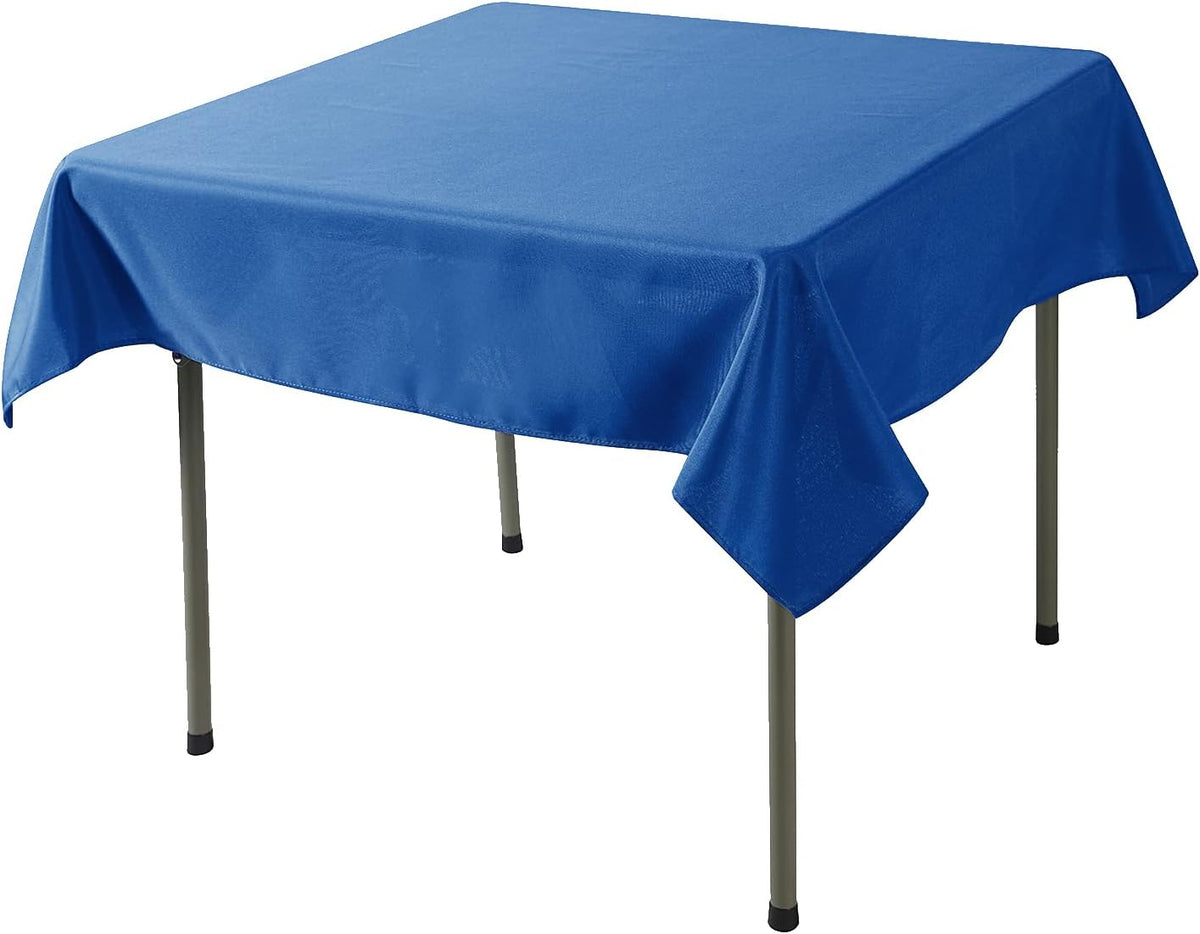 Cupuamon Square Tablecloth 70x70 inch Washable Polyester Fabric Table Cloth for Wedding Party
