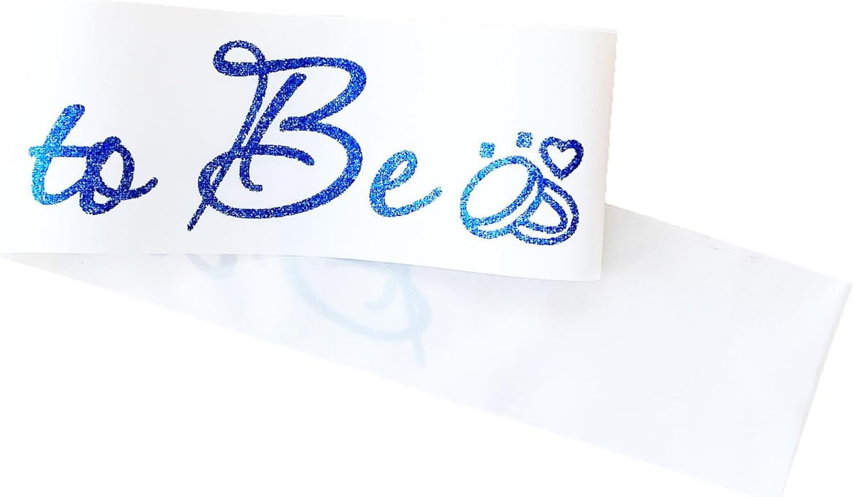 White Bride to Be Sash for Bridal Shower Bachelorette Party Wedding Hen Party Decorations