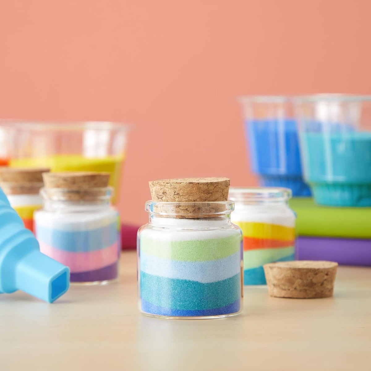 Bright Creations Spell Jars - 50ml, Clear, 12 Pack - Mini Glass Jars with Cork Lids & Apothecary