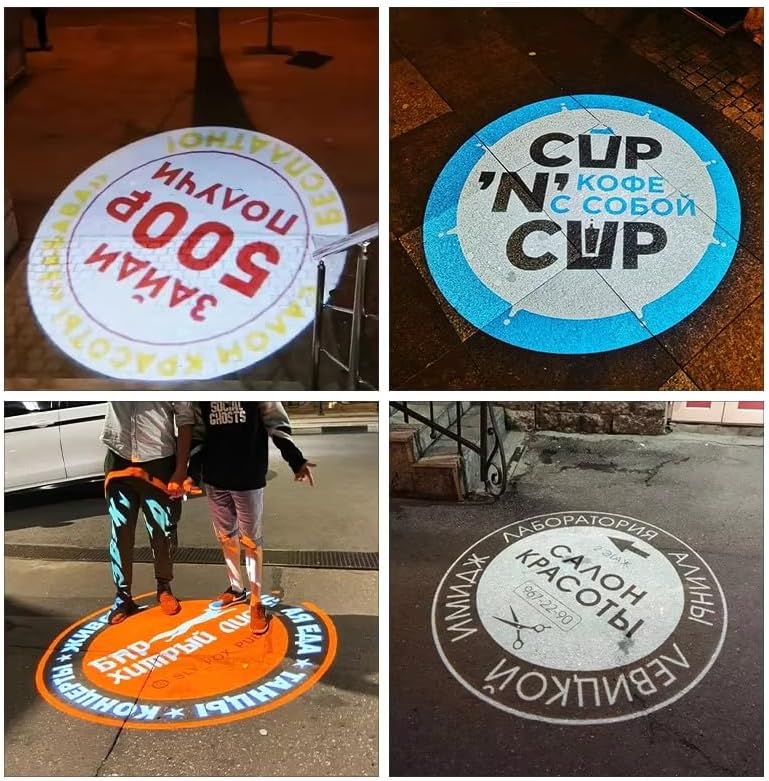 GOBO Projector Custom Logo Projector Lights for Store Business or Outdoor Wall Street Waterproof
