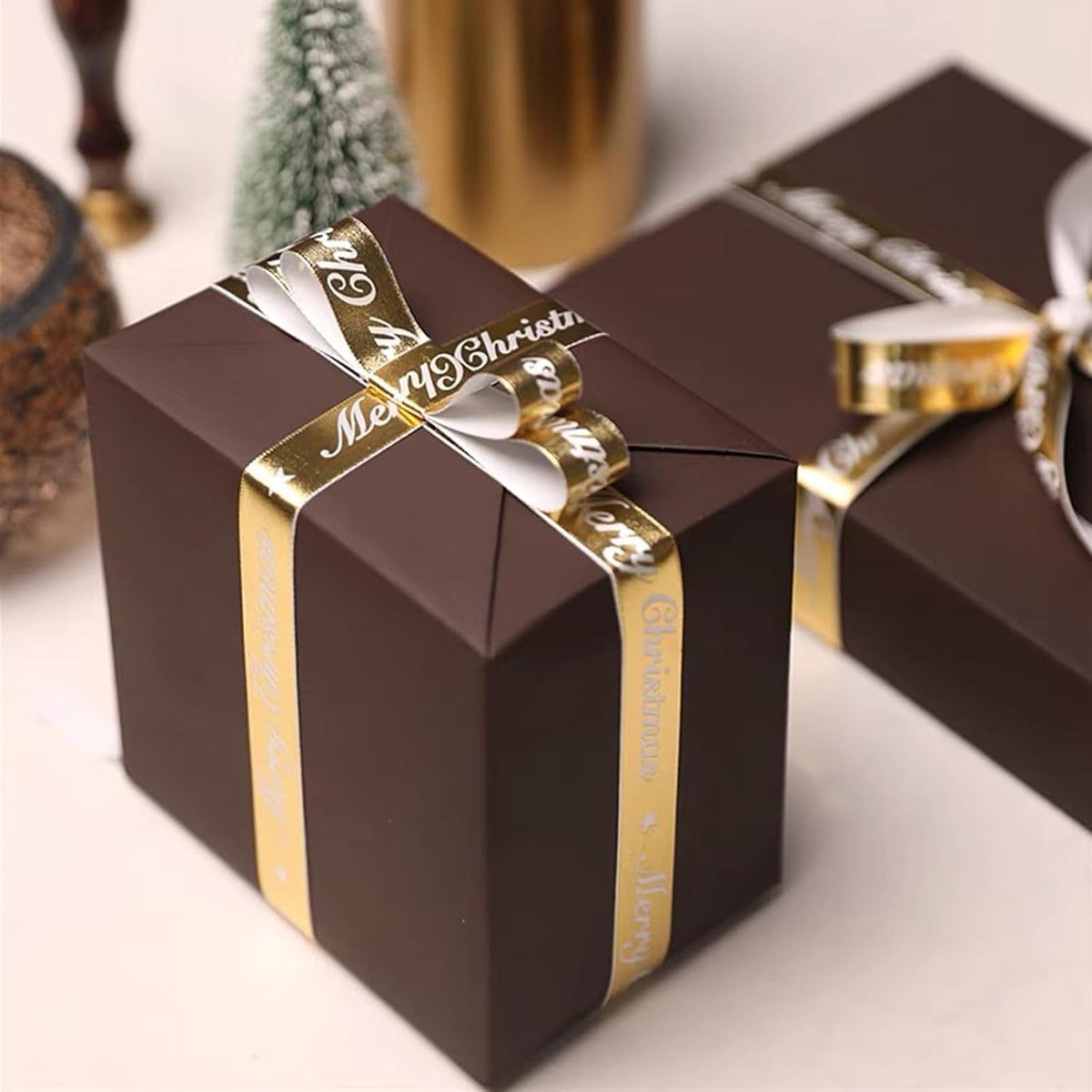 Vanhench 17.5"×963" (80/1/4FT) Wrapping Paper, Chocolate Brown Art Craft Paper Roll for Men Boys