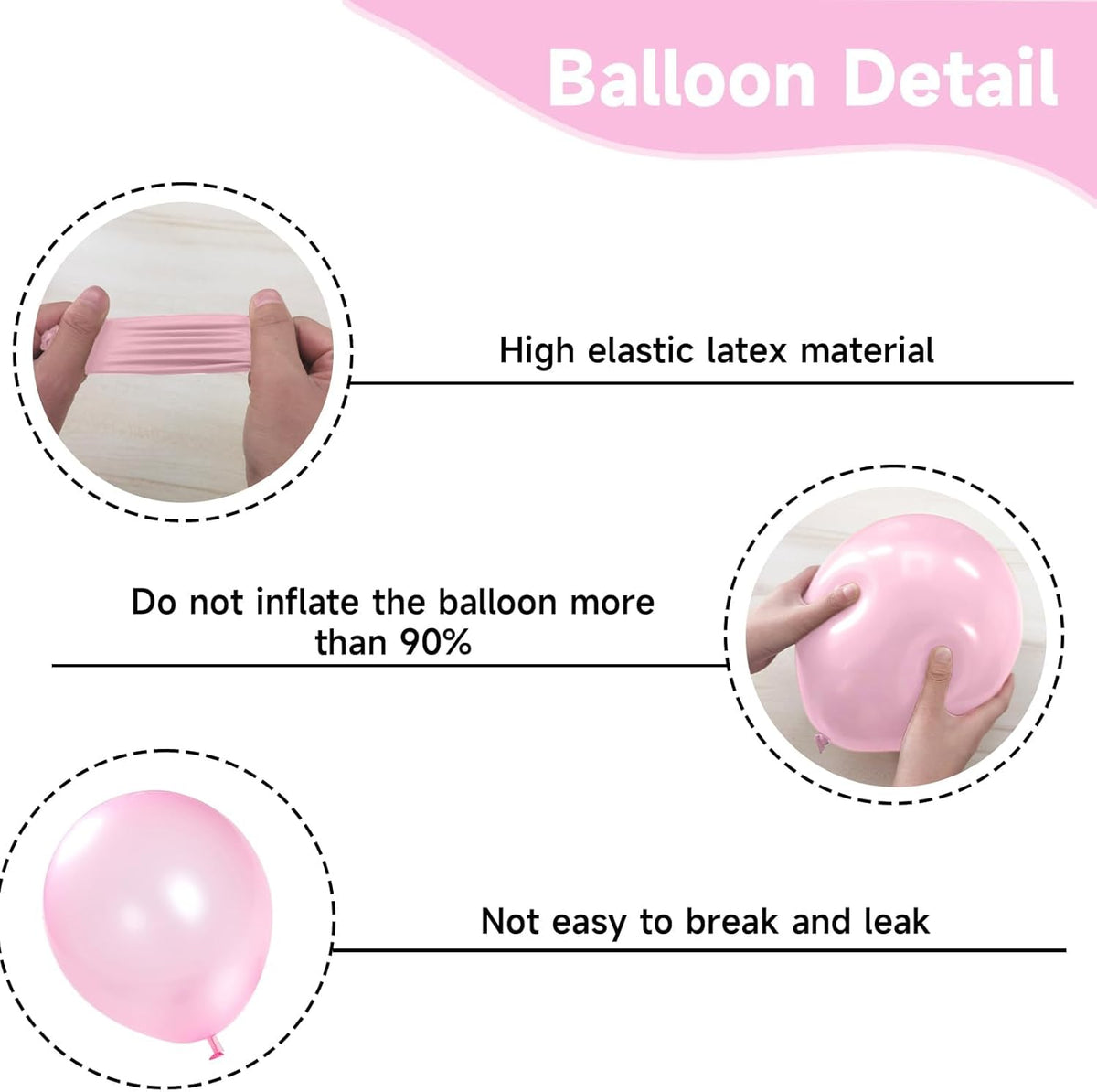 Pink and Silver Balloons, 52 PCS Snowflake Pink and White Balloons, 12 Inch Pink White Silver Pearl