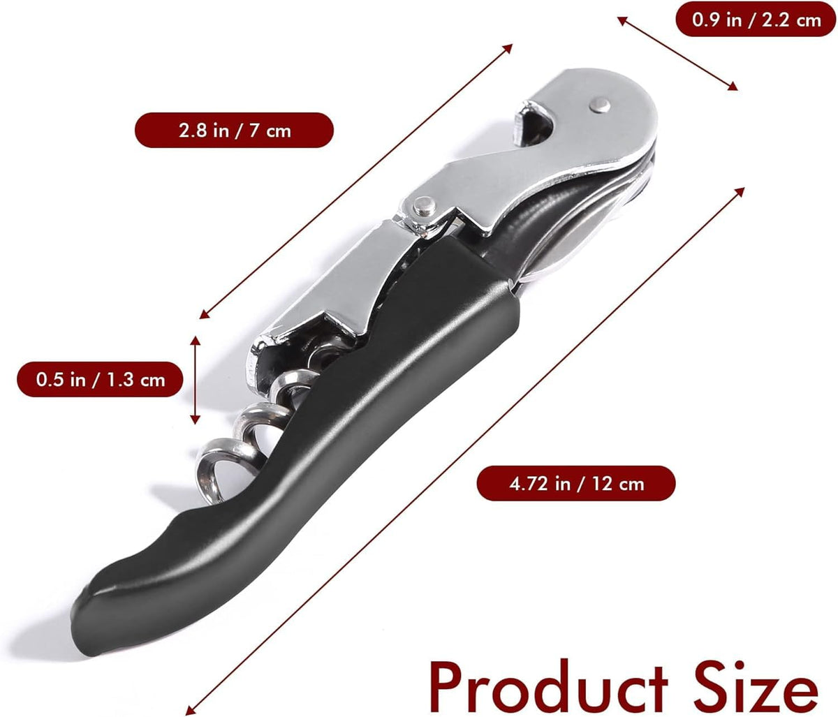 Professional Waiter Corkscrew Wine Openers Set (50 PCS),Upgraded with Heavy Duty Stainless Steel