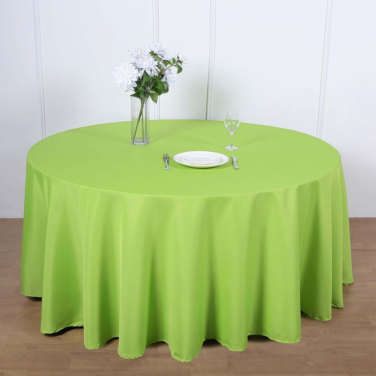 Efavormart Round Tablecloth, 120 Inch Stain & Wrinkle Resistant Washable Table Cloth, Decorative