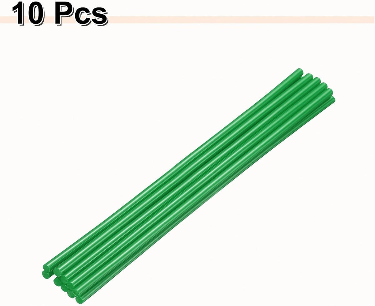 HARFINGTON 10pcs Hot Glue Sticks 0.28" Dia x 11.81" Long EVA Mini Hot Melt Adhesive Glue Stick for
