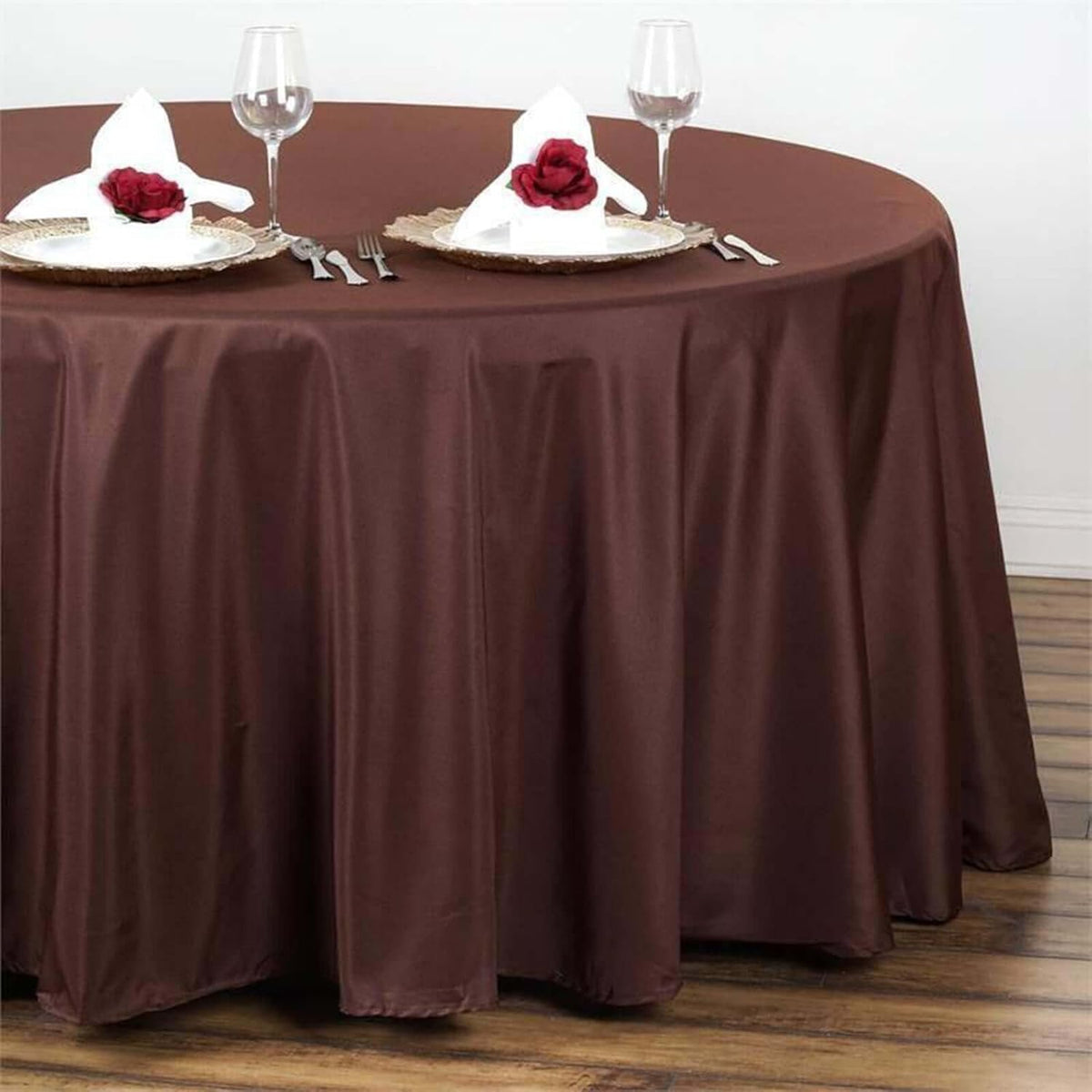 Efavormart Round Tablecloth, 108 Inch Stain & Wrinkle Resistant Washable Table Cloth, Decorative