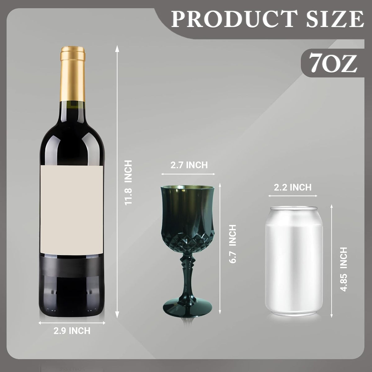 Plastic Wine Glasses，Plastic Goblets Vintage Style Cordial Drinking Glasses for Wedding Reception