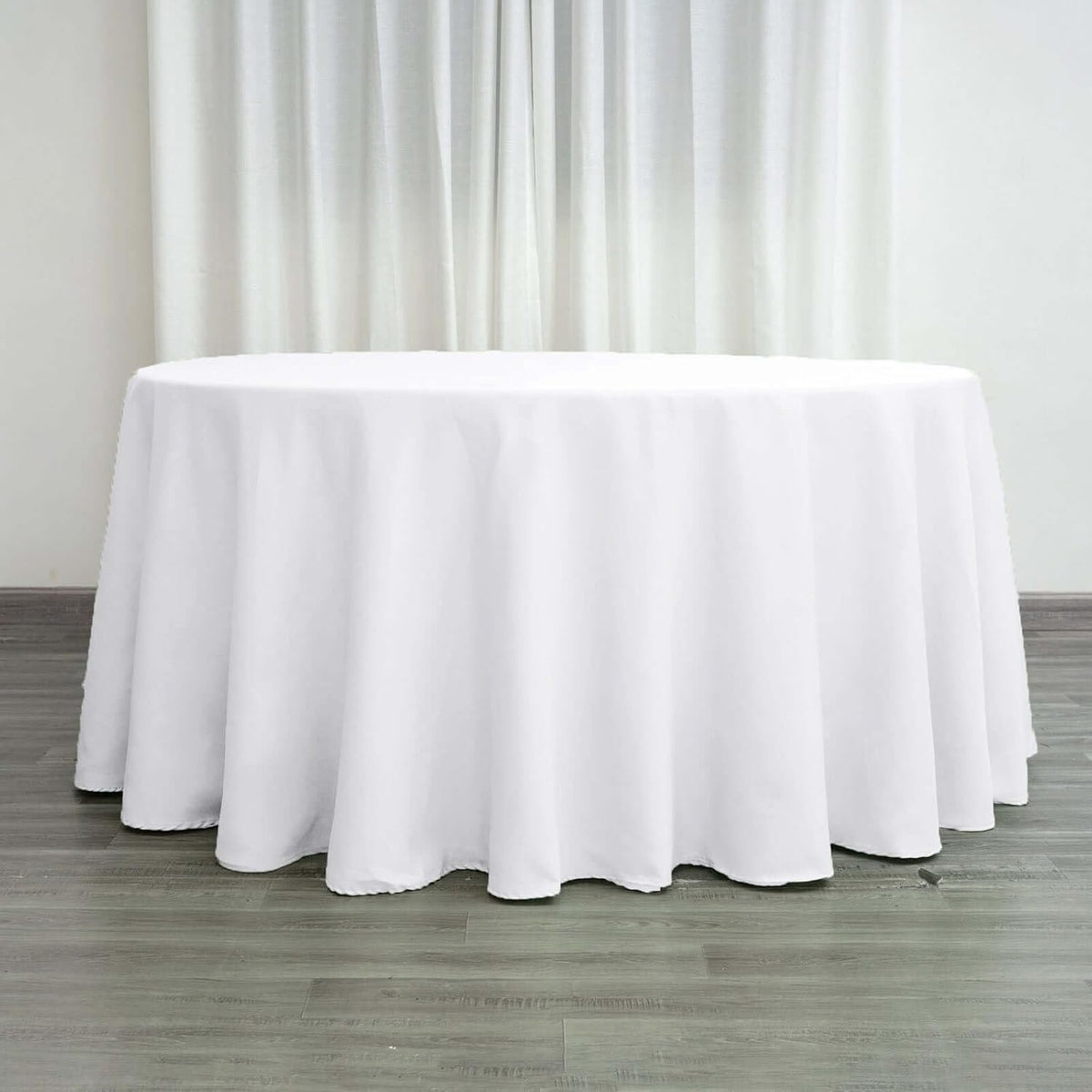 Efavormart Round Tablecloth, 120 Inch Stain & Wrinkle Resistant Washable Table Cloth, Decorative