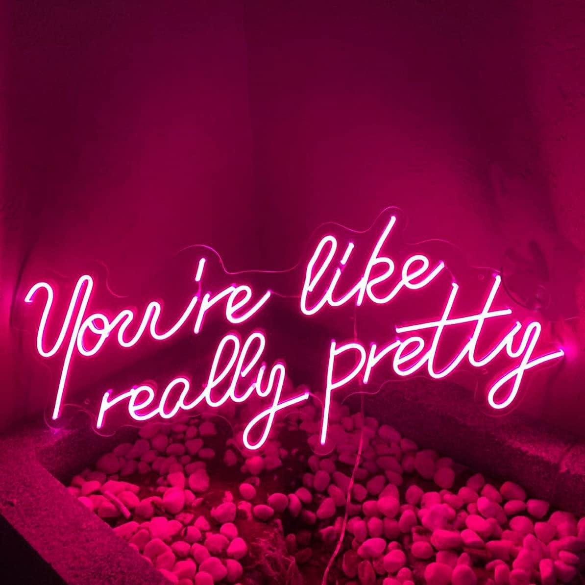 Ulalaza LED Neon Sign Night Light for Wall Party Décor Bedroom Room Bar Wedding Home Birthday Art