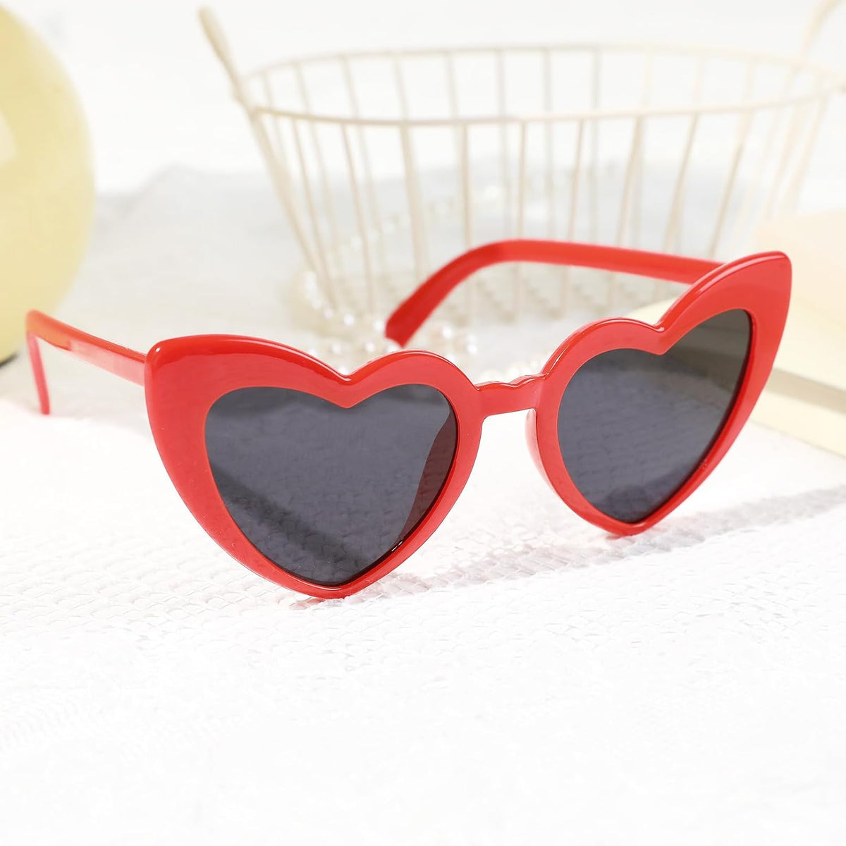 YOGFIT Heart Sunglasses for Women Fashion Classic Love Eye Protection Sunglasses Vintage Cute Heart