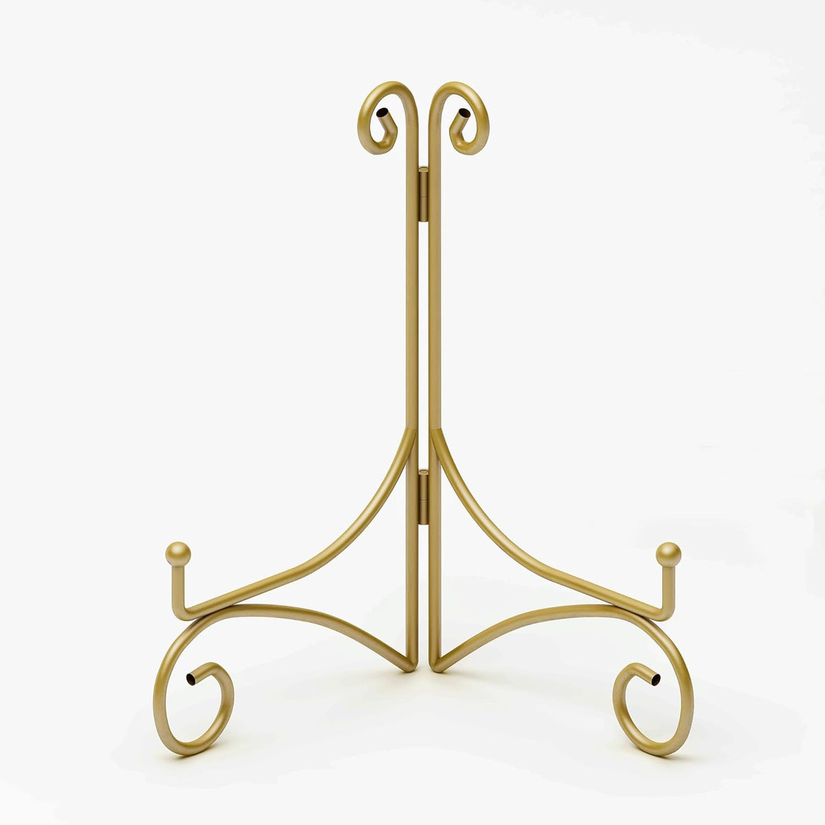 Plate Stand for Display with Hinged Folding Design, 6 Inch Picture Stands for Tables, Small Easels