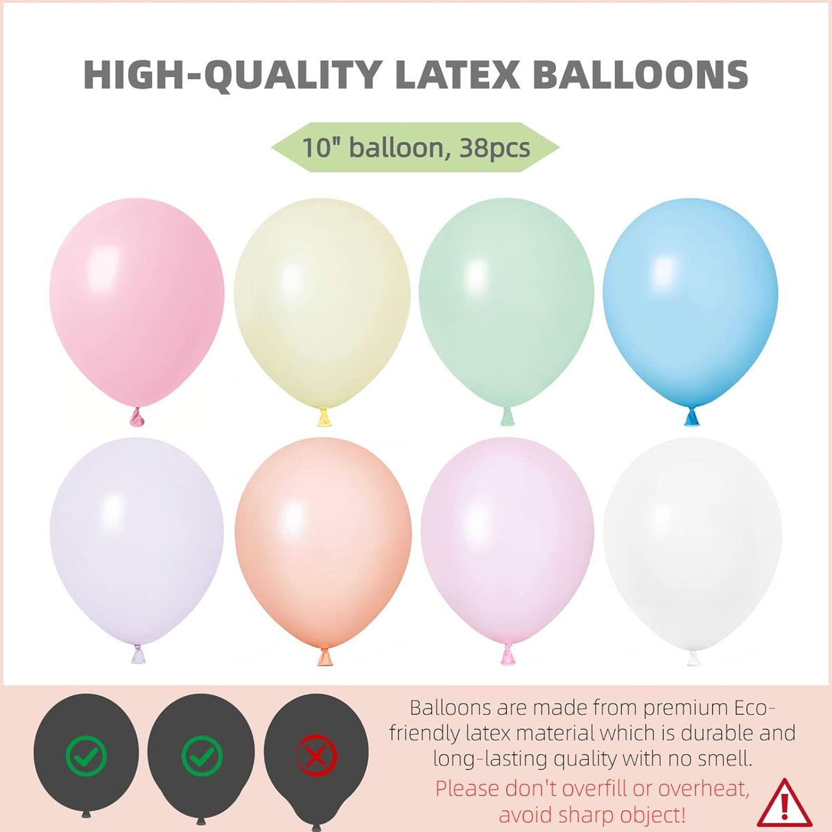 Balloon Column Kit Set of 2 With Balloons Included - Balloon Stand with Base, and Pole,Balloon