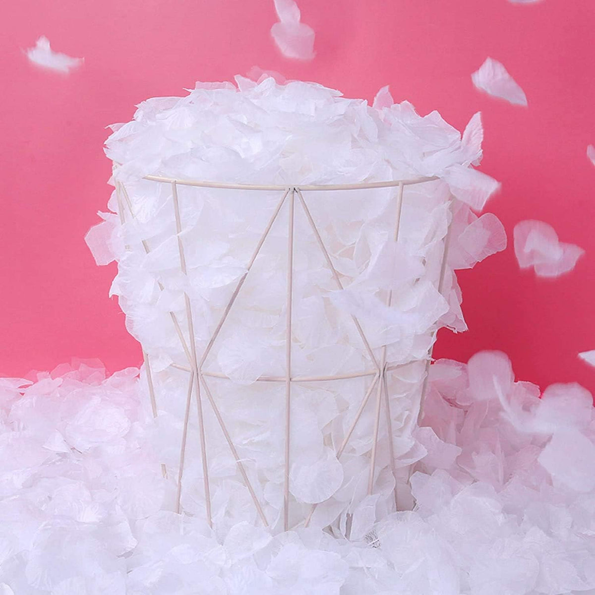 ocharzy 3000pcs Rose Petals Artificial Flower Petals Non-Woven Flower Rose Petals for Wedding