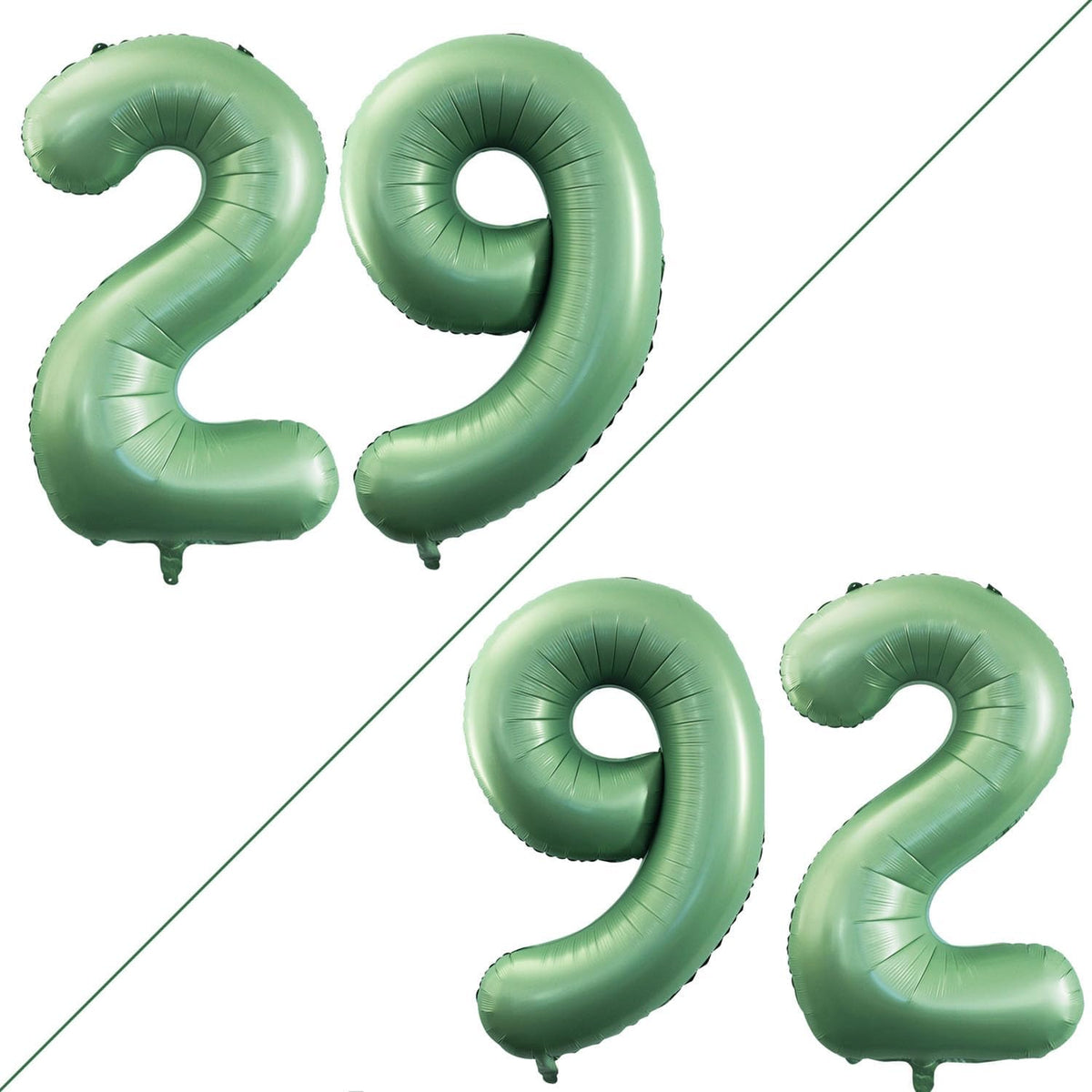 GOER Number 29 Balloons for 29th Birthday Party Decorations,42 Inch Jumbo Foil Helium 92 Balloons