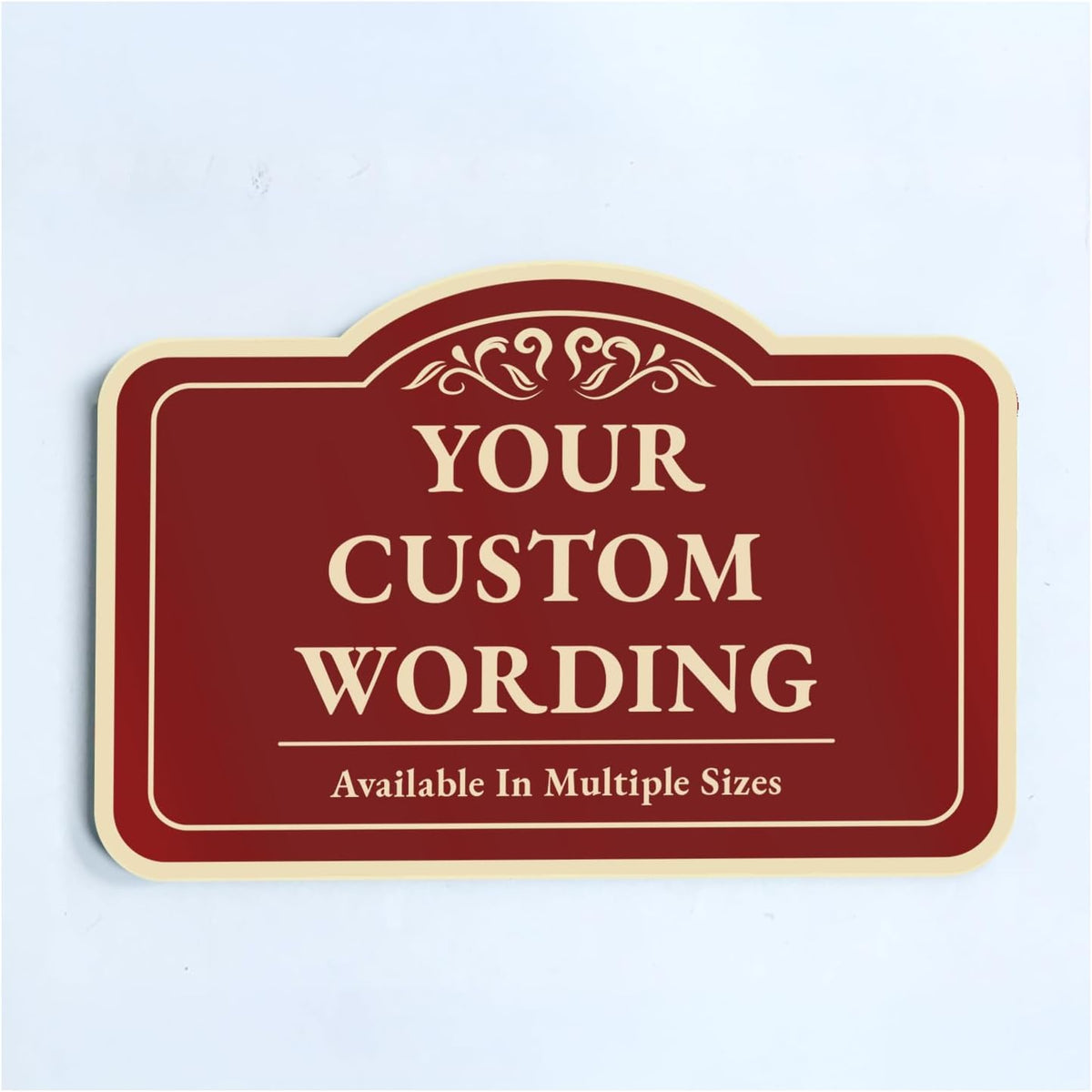 Custom Decorative Outdoor Metal Signs, Personalized Aluminum, Customized Driveway Signs, Waterproof