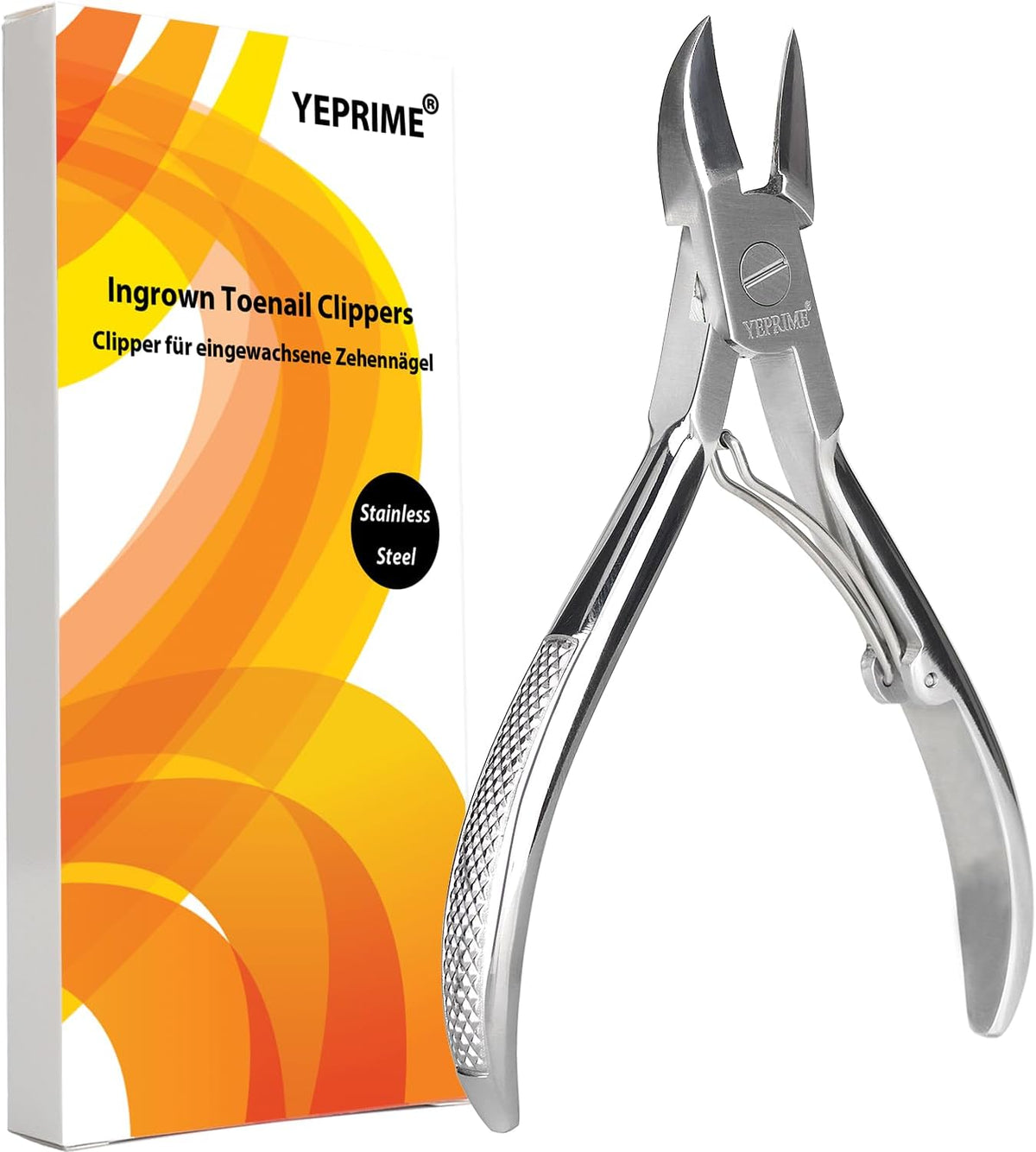Podiatrist Toenail Clippers, Super Sharp and Wear-resistant Toe Nail Cutters for Thick and Ingrown